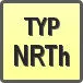 Piktogram - Typ: NRTh